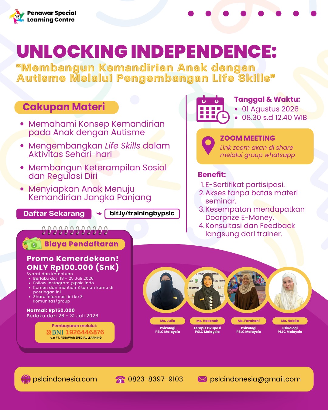 ONLINE TRAINING BY PSLC INDONESIA